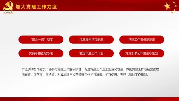 基层党建党支部党组工作总结汇报PPT