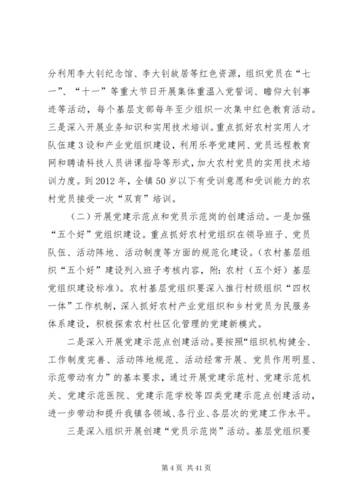 镇党委创先争优实施方案.docx