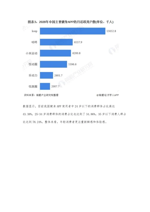中国健身行业市场现状及发展趋势分析-未来行业将朝四化方向发展.docx