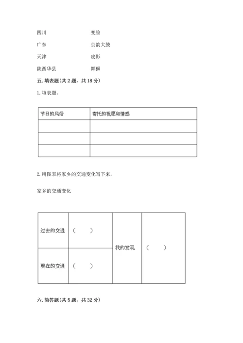 部编版四年级下册道德与法治《期末测试卷》含答案ab卷.docx