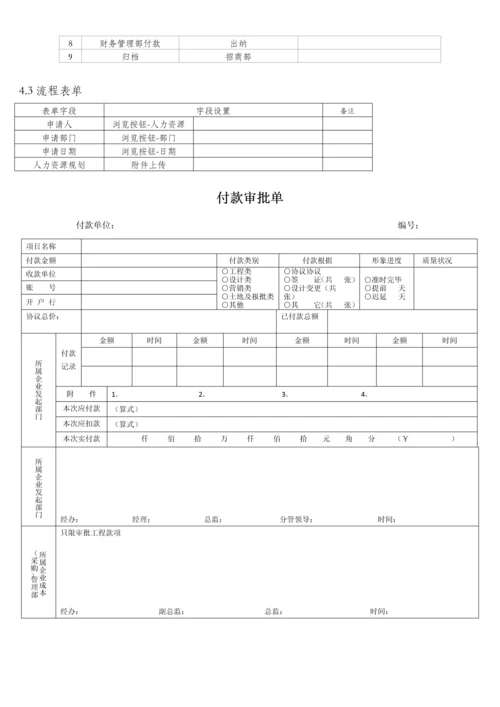 财务部付款流程需求.docx