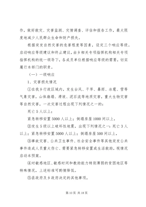 XX街道自然灾害救助应急预案 (4).docx