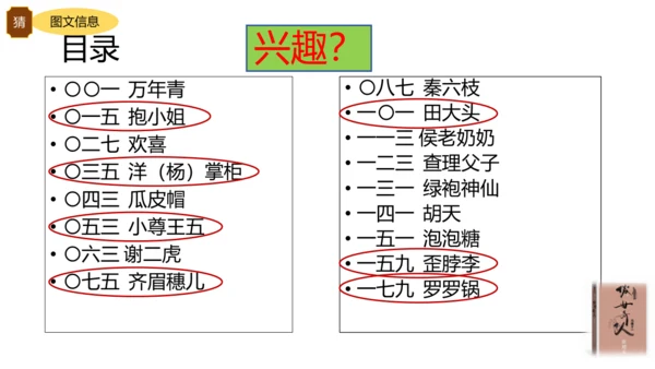 统编版语文五年级下册《俗世奇人》整本书阅读激趣课（课件）