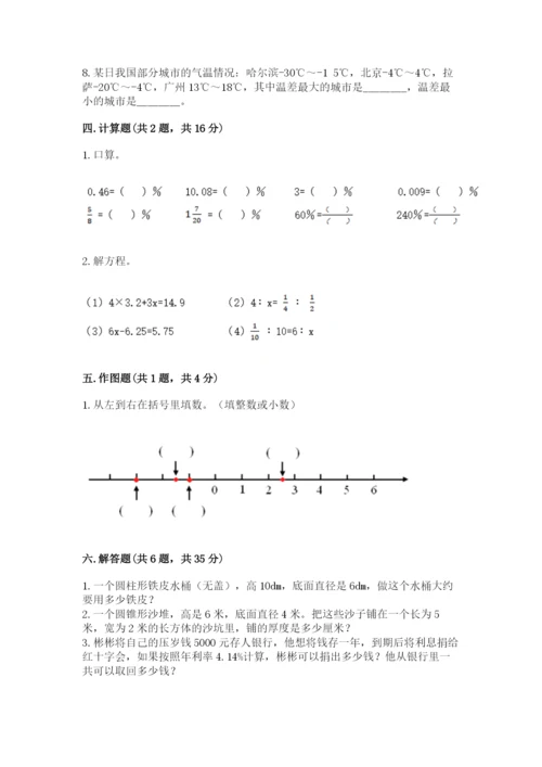 小升初六年级期末试卷精品（满分必刷）.docx