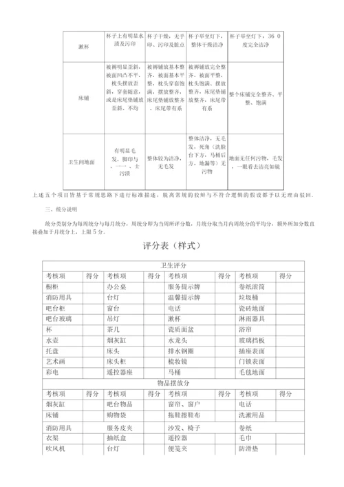 酒店客房部考核制度.docx