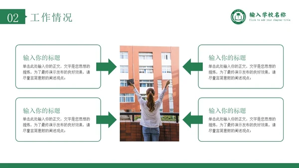 绿色学术风博士研究生复试申请汇报毕业论文答辩通用PPT博士复试