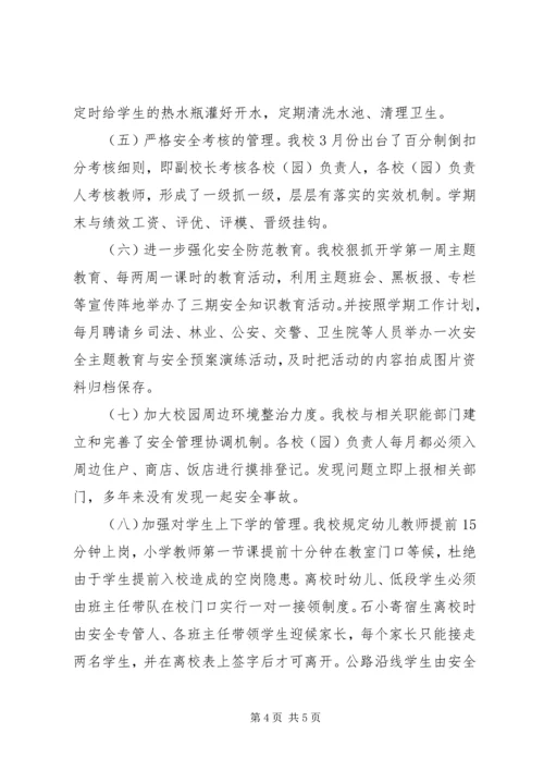 学校开展三项战役自查情况汇报 (4).docx