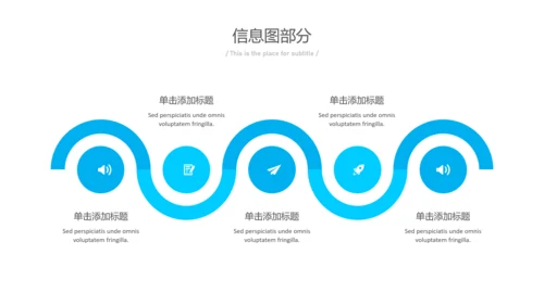 简洁蓝色风格公司简介商务汇报PPT模板
