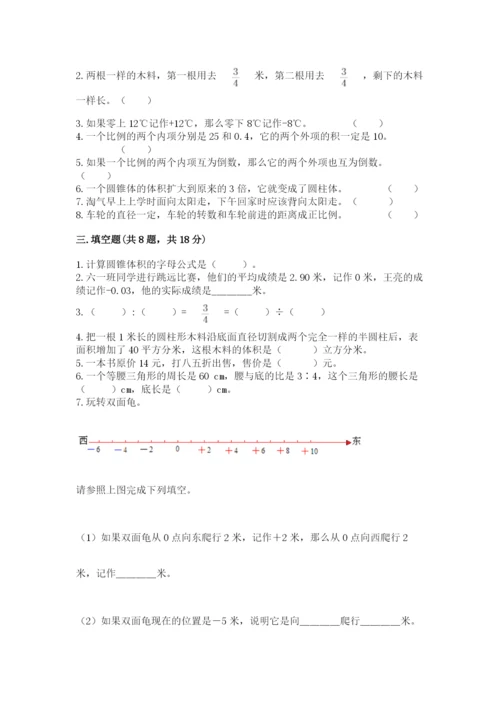 北京版六年级下册期末真题卷及参考答案1套.docx