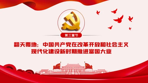 建党100周年党课党史学习党课党建PPT模板