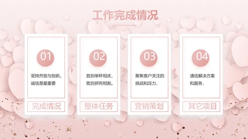 唯美浪漫爱情情人节成长纪念册动态PPT模板