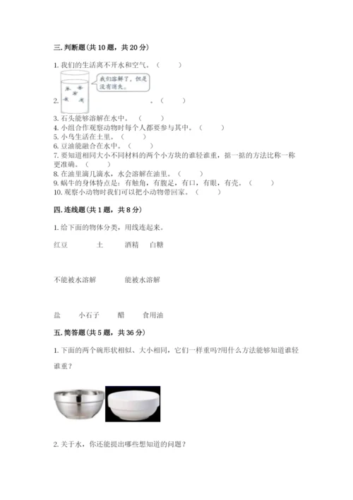 教科版一年级下册科学期末测试卷（满分必刷）.docx