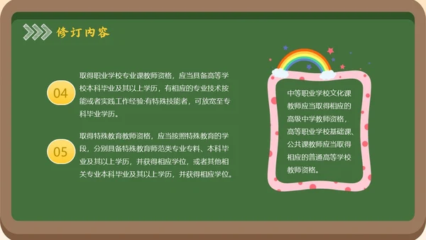 黑板风简约学习教师法教师PPT教师培训