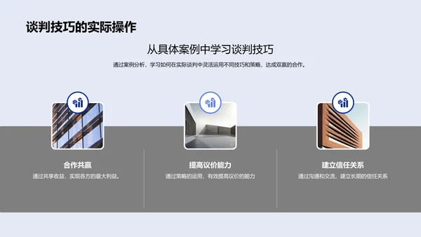 商务谈判技巧培训PPT模板