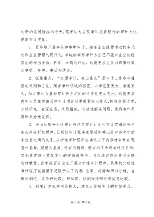 企业内部审计方法与制度.docx