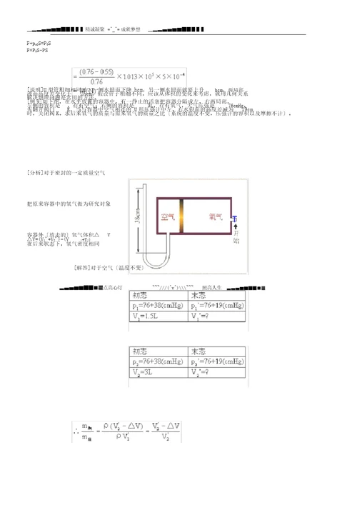 完整word高二物理：3.1《气体实验定律》教案1教科版选修33