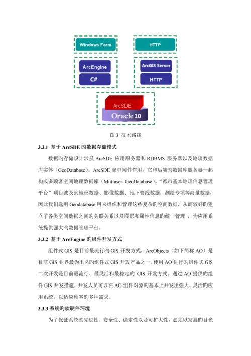 城市GIS管理平台重点技术专题方案.docx