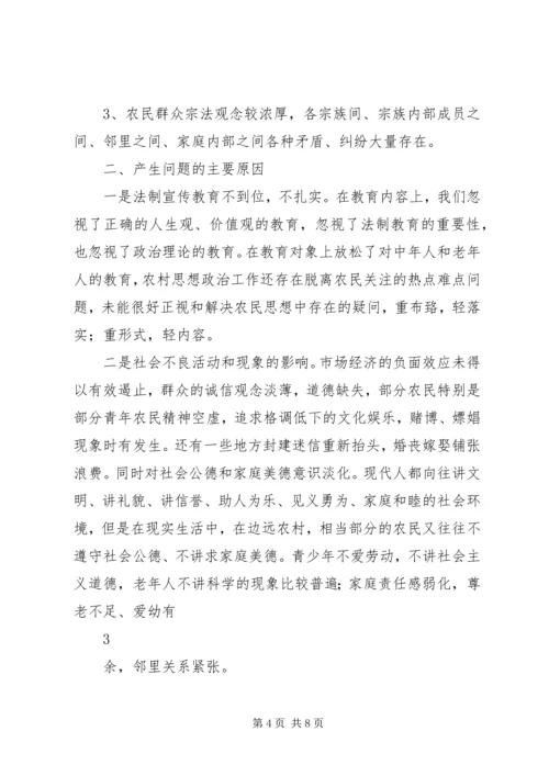 关于当前群众工作存在的问题 (5).docx