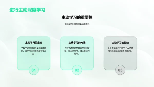 学期课程与学习策略PPT模板