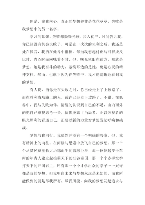 梦想与我同行作文400字.docx