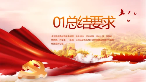 建党100周年大会七一讲话ppt党课