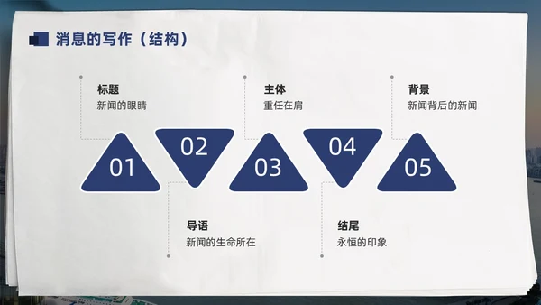 蓝色简约通讯员新闻写作培训PPT模板宣传PPT动态PPT