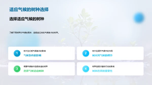 地理科学与植树行动