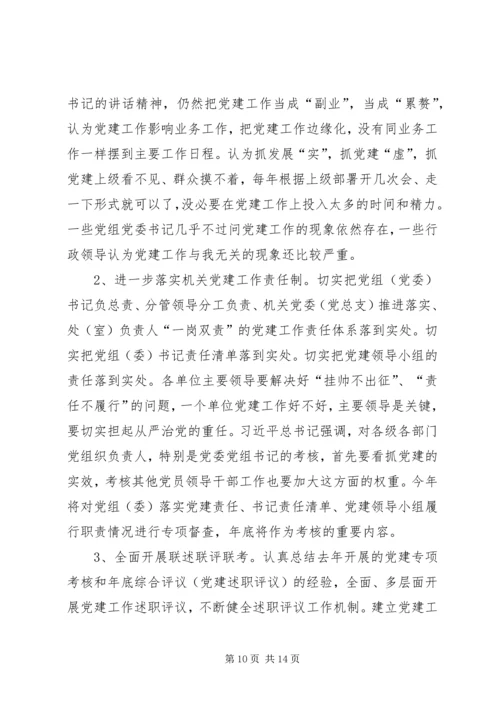 某市XX年机关党建工作要点 (2).docx