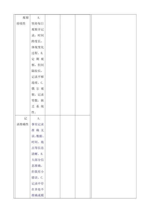 【大单元】统编版四上第三单元 第9课时  习作 写观察日记   教学设计