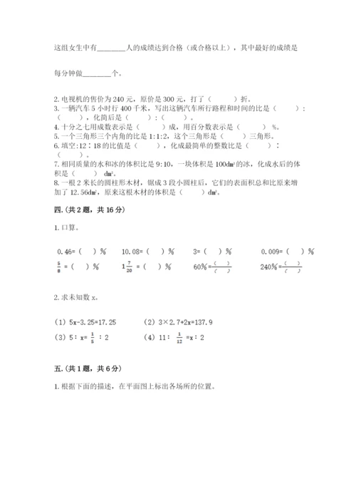 山西省【小升初】2023年小升初数学试卷及参考答案.docx