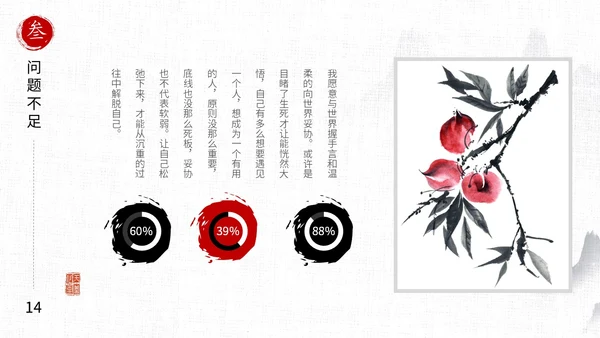 水墨中国风毛笔书写励志工作总结述职报告汇报PPT