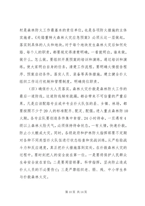 刘满仓副省长在全省森林防火工作会议上的讲话5篇.docx