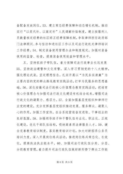 全市司法行政工作要点.docx