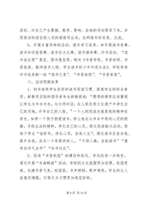 张前小学创建“书香校园”活动开展情况汇报 (2).docx