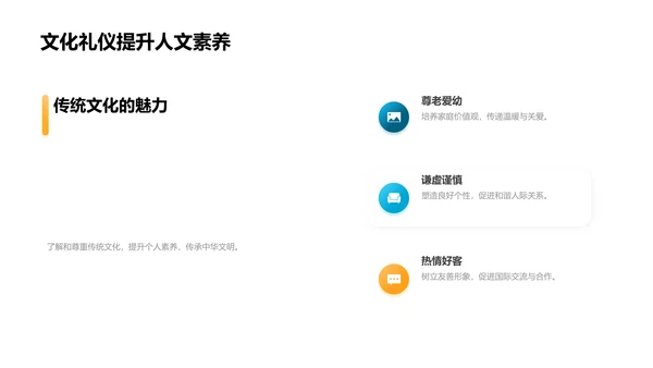 文化礼仪教育报告PPT模板