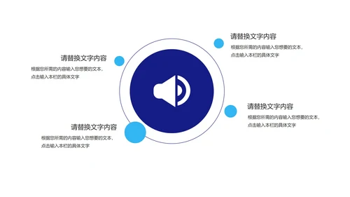 深蓝科技风销售技能培训汇报PPT模板