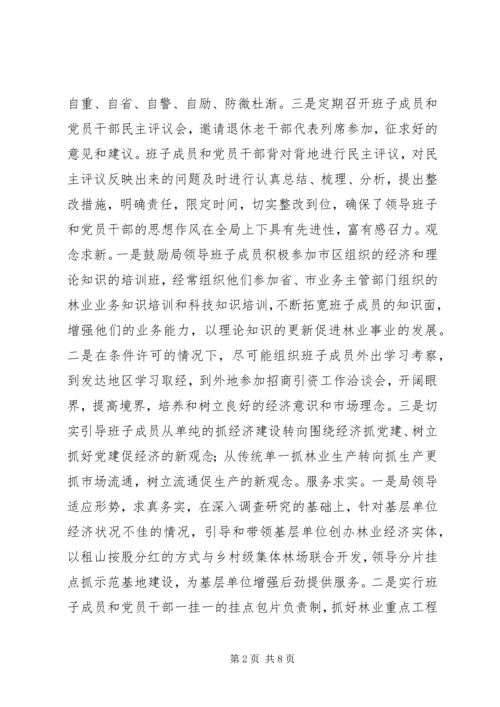 林业局党委争创党建工作先进单位事迹材料 (6).docx