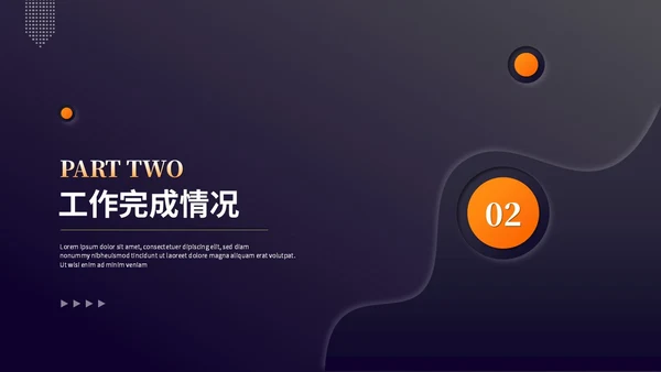 深色系新拟态风工作总结工作汇报述职报告ppt模板