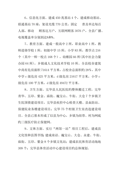 农村基础设施建设基本情况调研报告.docx