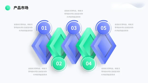 简约形状3d立体科技公司简介产品介绍PPT科技公司介绍