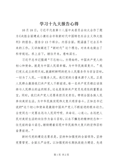 学习十九大报告心得 (19).docx