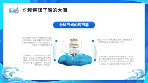 国际航海日大海帆船海洋通用PPT模板