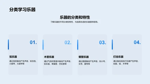 探秘乐器世界PPT模板