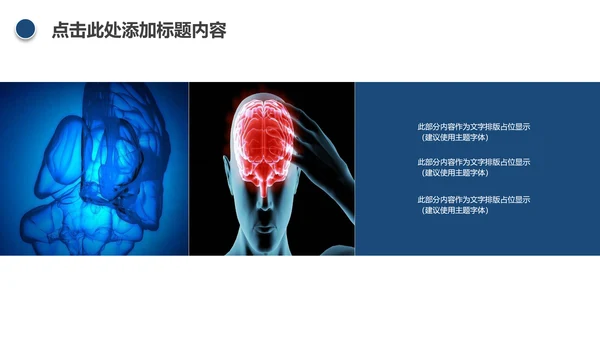 医学医疗大脑研究报告ppt动态模板