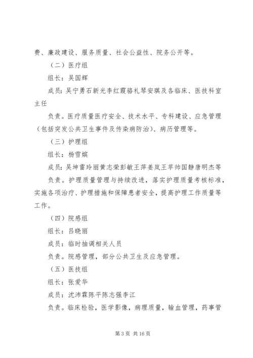 创建二级甲等医院实施方案.docx