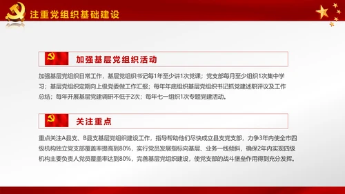 基层党建党支部党组工作总结汇报PPT