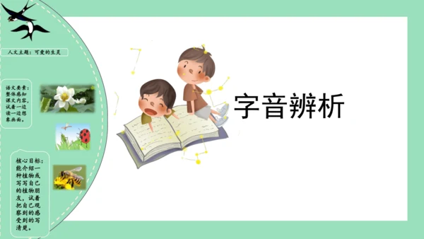 统编版三年级语文下册同步高效课堂系列第一单元（复习课件）