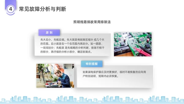 彩色水彩微粒体电工培训企业培训PPT课件