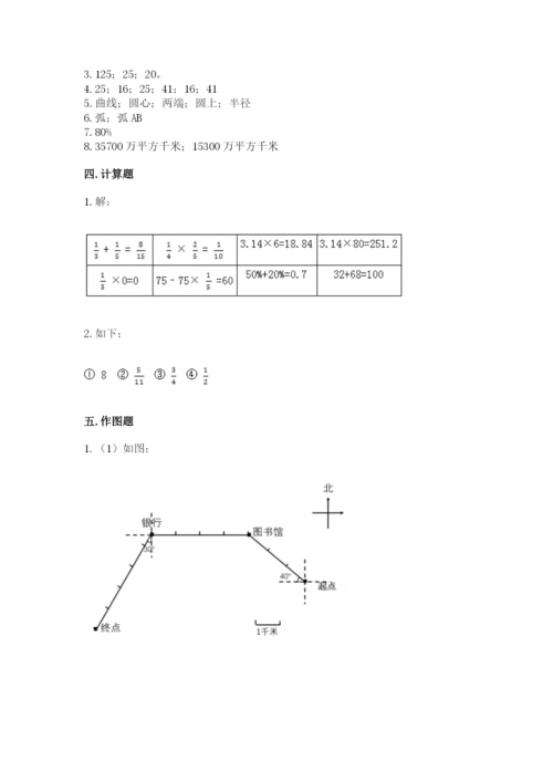 小学六年级数学上册期末考试卷（完整版）word版.docx