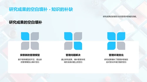 管理学开题答辩报告PPT模板